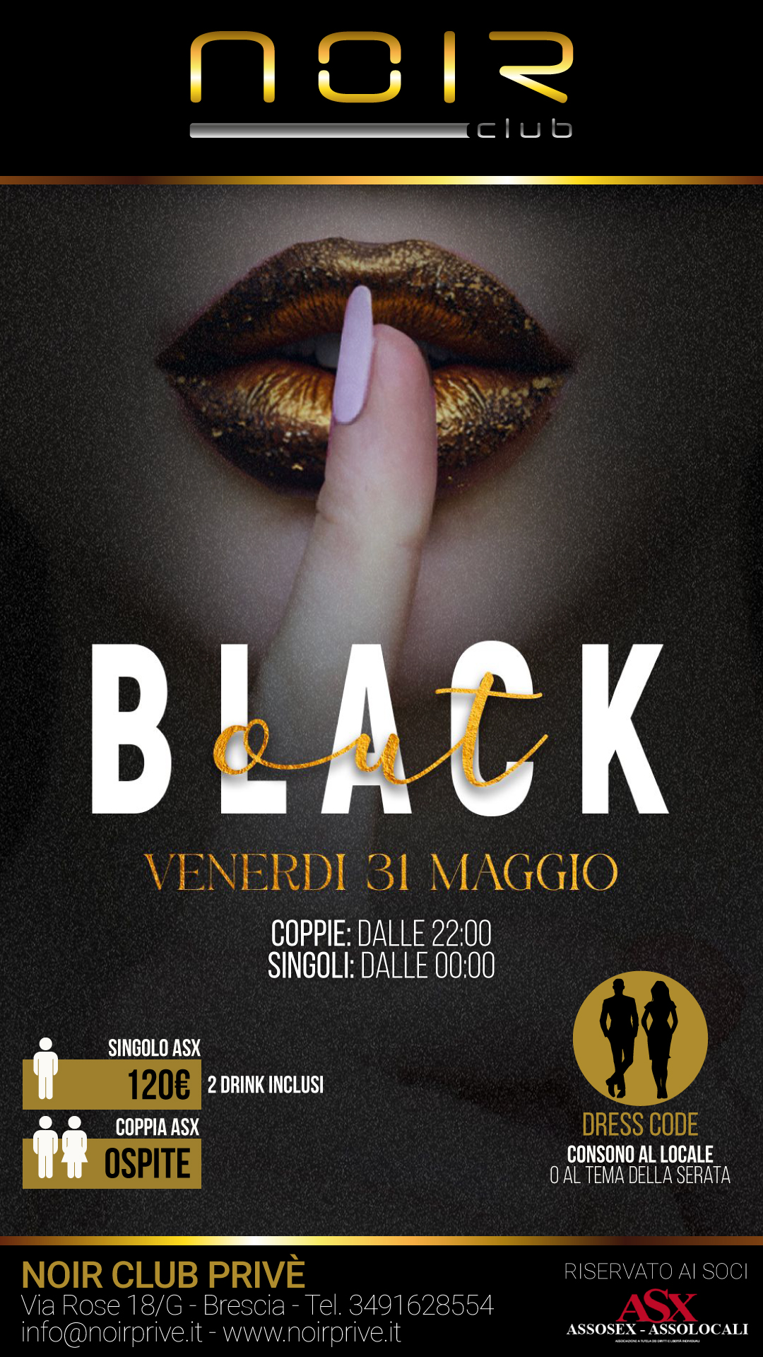 Noir Club Privè - Club Privè per scambisti e singoli a Brescia